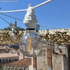 UV-resistant electrical cable with white SM01 fabric sheathing for outdoor use - Compatible with Modulair Outdoor IP65