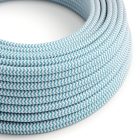 UV-resistant electrical cable with turquoise SZ11 fabric sheathing for outdoor use - Compatible with Modulair Outdoor IP65