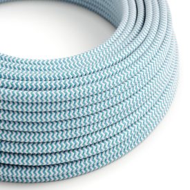   UV-resistant electrical cable with turquoise SZ11 fabric sheathing for outdoor use - Compatible with Modulair Outdoor IP65