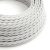 Cotton pure white textile cable - The original creative cables - TC01 braided 2x0.75mm / 3x0.75mm