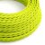  Twisted Electrical Cable Tf10 Fluo Yellow Polyester Single-Color Fabric