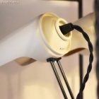 Glossy carbon black textile cable – The original Creative-Cables – TM04 braided 2x0.75 mm / 3x0.75 mm