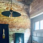 Glossy burgundy textile cable - The original Creative-Cables - TM19 braided 2x0.75 mm / 3x0.75 mm