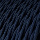Shiny deep blue textile cable – The original Creative-Cables – TM20 braided 2x0.75 mm / 3x0.75 mm