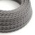 Linen Grey Melange textile cable - The original Creative-Cables - TN02 braided 2x0.75 mm / 3x0.75 mm