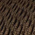 Linen Brown Melange textile cable - The original Creative-Cables - TN04 braided 2x0.75 mm / 3x0.75 mm