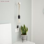 Natural jute textile cable – The original Creative-Cables – TN06 braided 2x0.75 mm / 3x0.75 mm