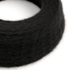 Charcoal black textile cable Marlene - The original Creative-Cables - TP04 braided 2x0.75 mm / 3x0.75 mm