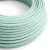 Round electrical cable RC18 Celadon green cotton - UL certified