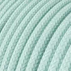 Round electrical cable RC18 Celadon green cotton - UL certified