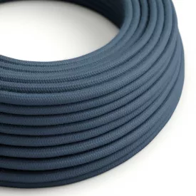 Round electrical cable RC30 stone gray cotton - UL certified