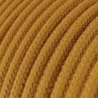 Round electrical cable RC31 honey gold cotton - UL certified