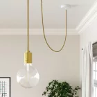 Round electrical cable RC31 honey gold cotton - UL certified