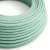 Round electrical cable RC34 Milk and mint cotton - UL certified