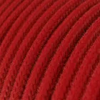 Round electrical cable RC35 Fire red cotton - UL certified