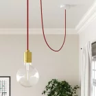 Round electrical cable RC35 Fire red cotton - UL certified