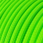 Round electrical cable RF06 Green Fluo Rayon - UL certified