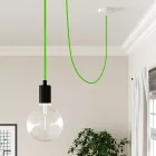 Round electrical cable RF06 Green Fluo Rayon - UL certified