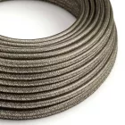 Round electrical cable RL03 Shiny gray rayon - UL certified