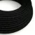 Round electrical cable RL04 Shiny black rayon - UL certified