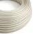 Round electrical cable RM00 ivory rayon - UL certified