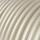 Round electrical cable RM00 ivory rayon - UL certified