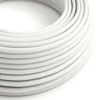 Round electrical cable RM01 white rayon - UL certified