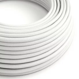 Round electrical cable RM01 white rayon - UL certified