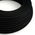 Round electrical cable RM04 Black Rayon - UL certified