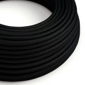 Round electrical cable RM04 Black Rayon - UL certified