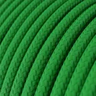 Round electrical cable RM06 green rayon - UL certified