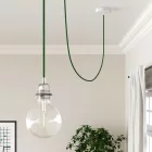 Round electrical cable RM06 green rayon - UL certified