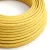 Round electrical cable RM10 Yellow rayon - UL certified