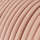 Round electrical cable RM16 Baby pink rayon - UL certified