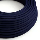 Round electrical cable RM20 dark blue rayon - UL certified