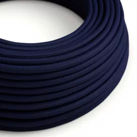 Round electrical cable RM20 dark blue rayon - UL certified