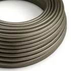 Round electrical cable RM26 dark gray rayon - UL certified
