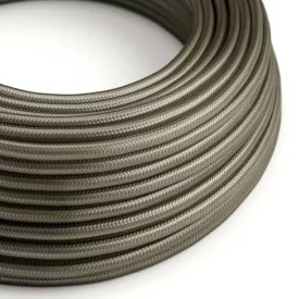 Round electrical cable RM26 dark gray rayon - UL certified