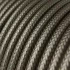 Round electrical cable RM26 dark gray rayon - UL certified