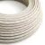 Round electrical cable RN01 Neutral natural linen - UL certified