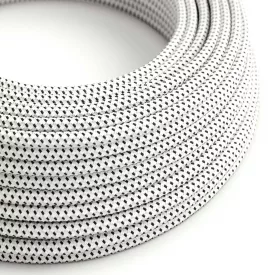 Round electric cable RT14 Stracciatella rayon - UL certified