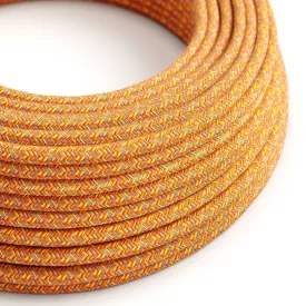   Round electrical cable RX07 Indian Summer cotton - UL certified