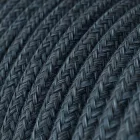 Round electrical cable RX10 Blue Mirage cotton - UL certified