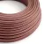 Round electrical cable RX11 Marsala cotton - UL certified