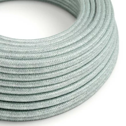 Round electrical cable RX12 Blue Haze cotton - UL certified