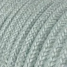 Round electrical cable RX12 Blue Haze cotton - UL certified