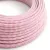 Round electrical cable RZ08 ZigZag fuchsia rayon - UL certified