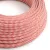 Round electrical cable RZ09 ZigZag red rayon - UL certified