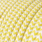 Round electrical cable RZ10 ZigZag yellow rayon - UL certified