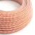 Round electrical cable RZ15 ZigZag orange rayon - UL certified